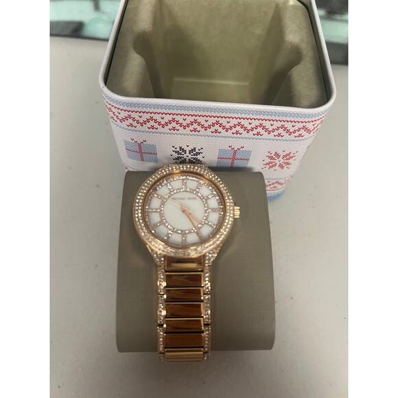 Michael Kors MK3313 Women\'s Rose Gold Waterproof Wrist Watch main image 6